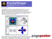 JCrystal crystal shape editor/viewer