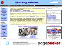 Mineralogy Database