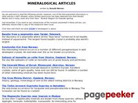Norwegian Amateur- Geological Society  (NAGS):  MINERALOGICAL ARTICLES  written by Ronald Werner