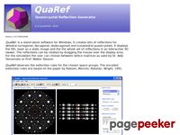QuaRef Quasicrystal Reflection Generator