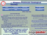 The Niagara Peninsula Geological Society: Field Trip Reports