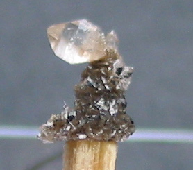 Scepter quartz from a slag