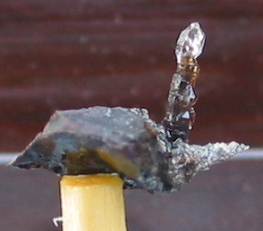 Smoky scepter quartz