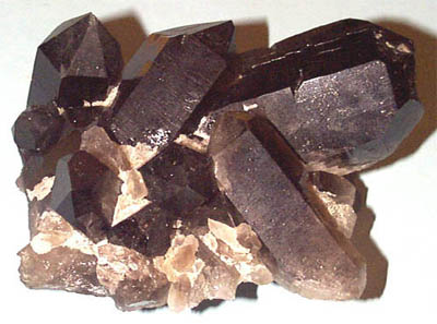 Black quartz (morion)