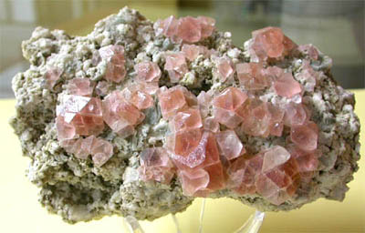 Pink fluorite