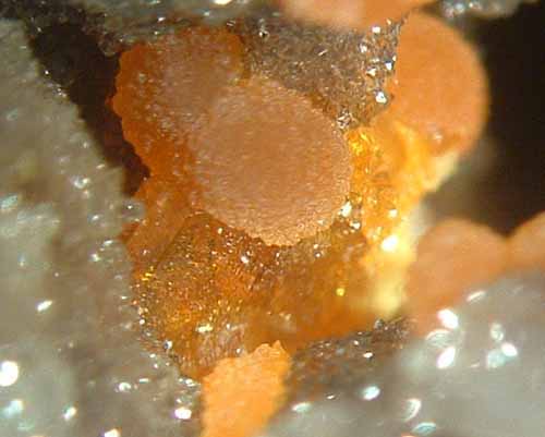 Mimetite on wulfenite